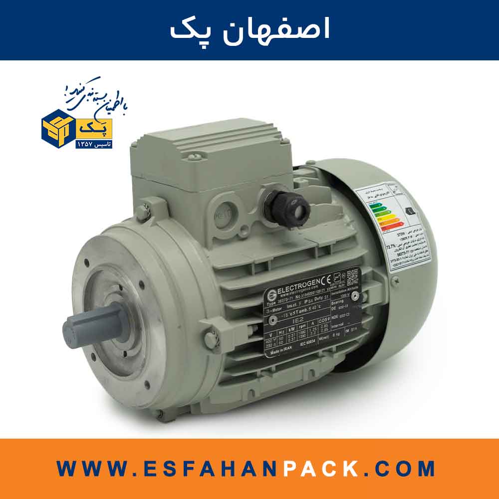 موتور سه فاز الکتروژن 0.37kw - 1400rpm