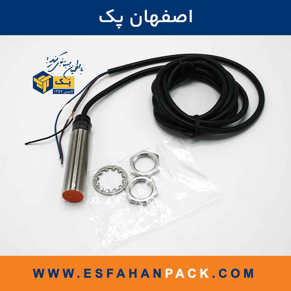 سنسورالقایی استوانه ای PNP-NC قطر 18 کورس5 میلیمتر PRL18-05DP2