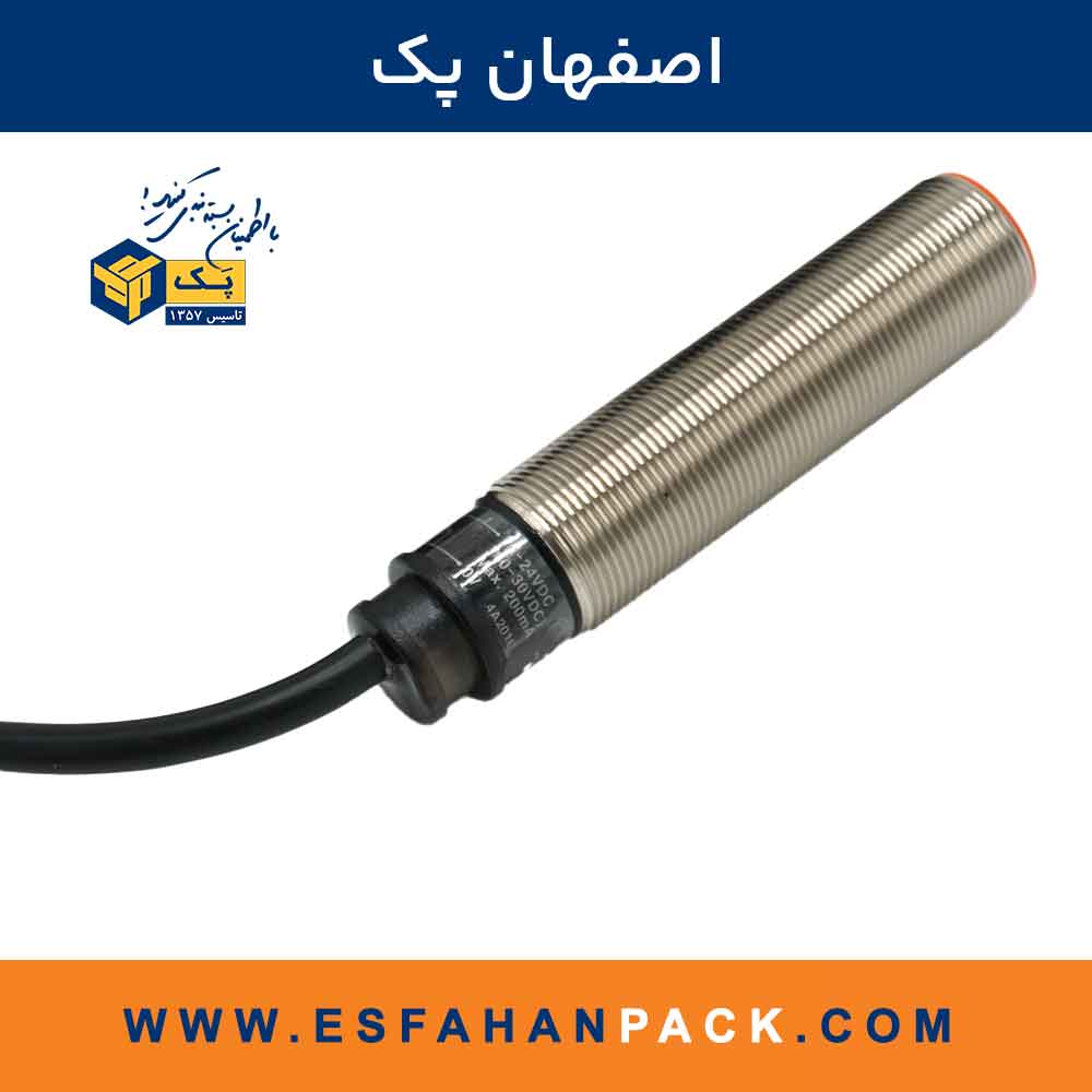 سنسورالقایی استوانه ای PNP-NC قطر 18 کورس5 میلیمتر PRL18-05DP2