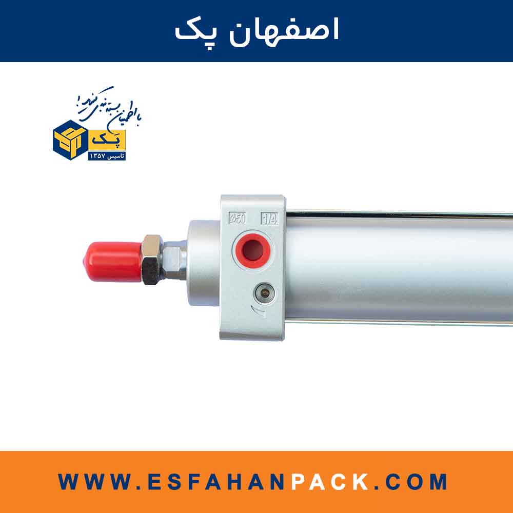 جک پنوماتیکی قطر 50 و کورس 500 میلیمتر